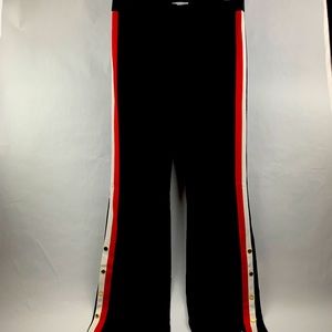 Calvin Klein Wide Leg Red Stripe Pants